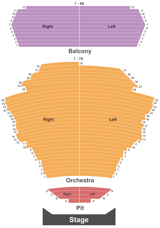 San Jose Center For The Performing Arts Frozen Seating Chart